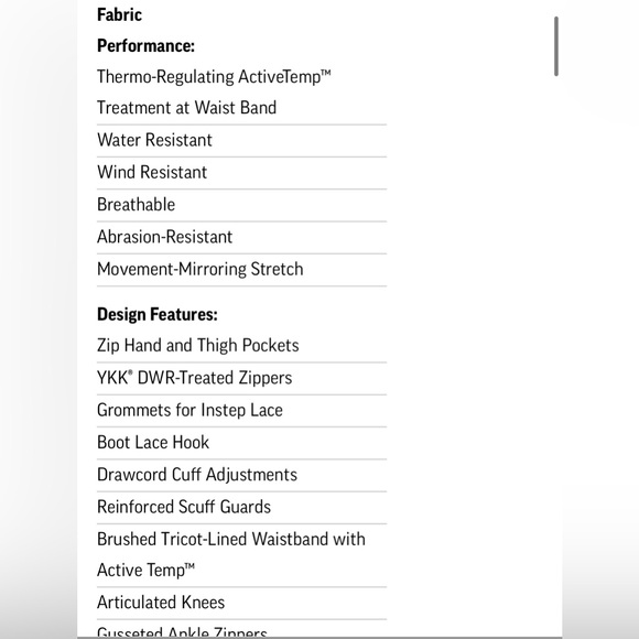 Outdoor Research Women’s Cirque II Soft Shell Weather Resistant Pant Size S Grey - Picture 13 of 15